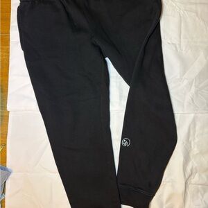 🔥 Black “Dirty Mids” Jax Joggers | Adult Small | Streetwear Vibe